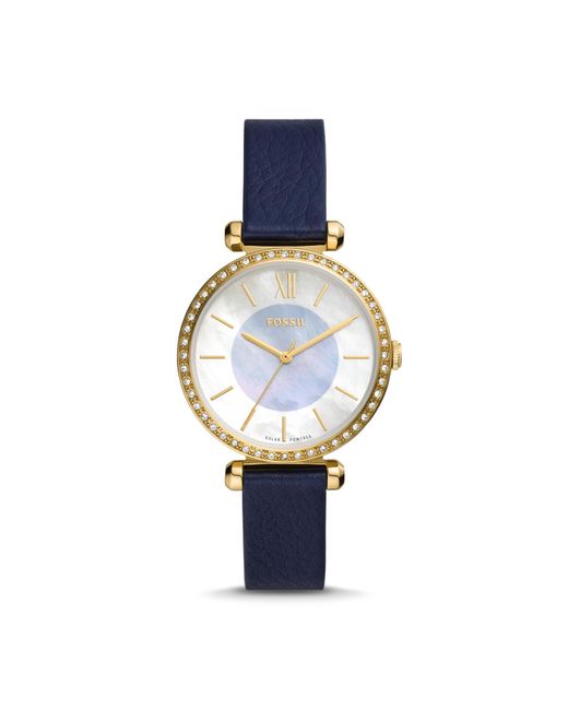 Fossil Blue Tillie Solar-powered, Gold-tone Stainless Steel Watch