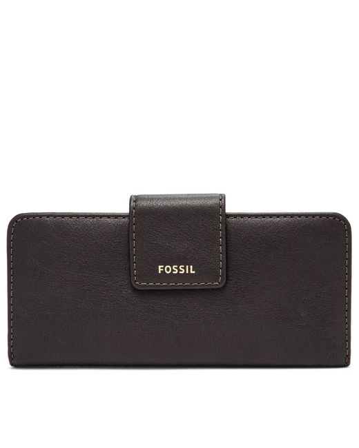 Fossil Leather Madison Slim Clutch 