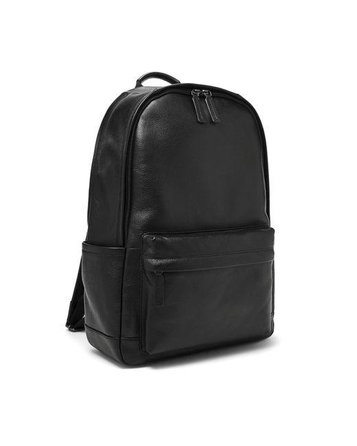 Fossil men's leather backpack hotsell