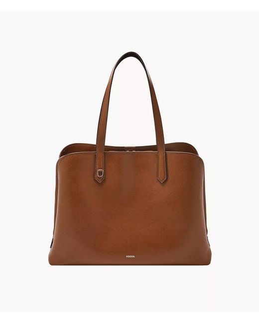 Fossil Wren Work Tote in Brown | Lyst Canada display picture 2