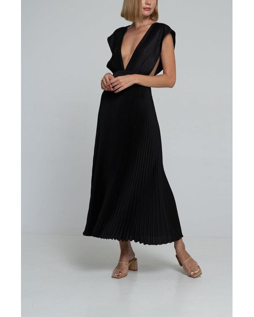 LIDEE Woman Synthetic L'idee Woman Gala Gown in Black | Lyst