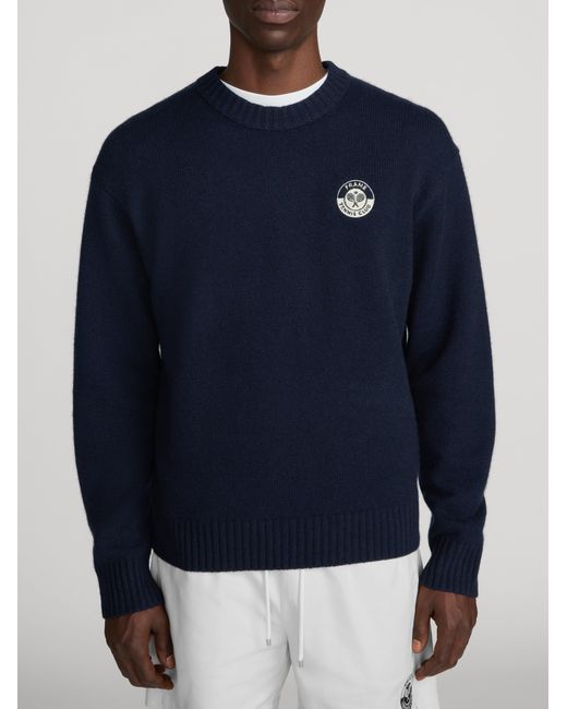 FRAME Blue Cashmere Sweater for men