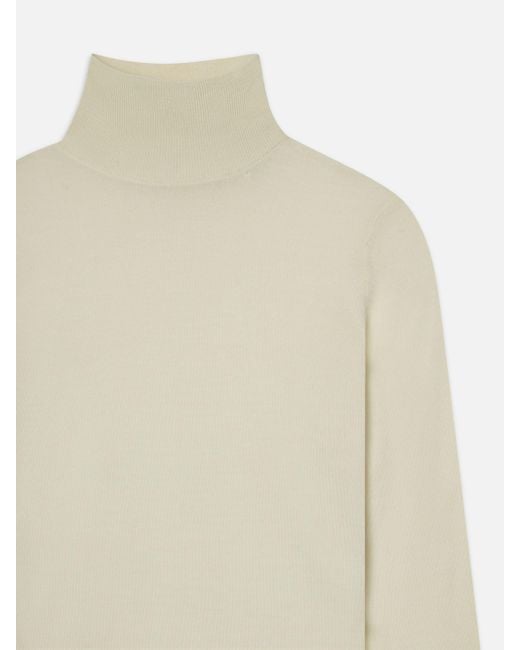 FRAME White Slim Turtleneck