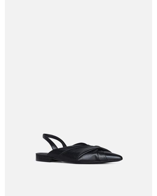 FRAME White Camille Slingback Flat