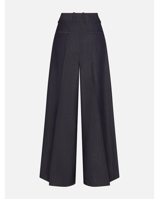 FRAME Blue The Atelier Uniform Trouser