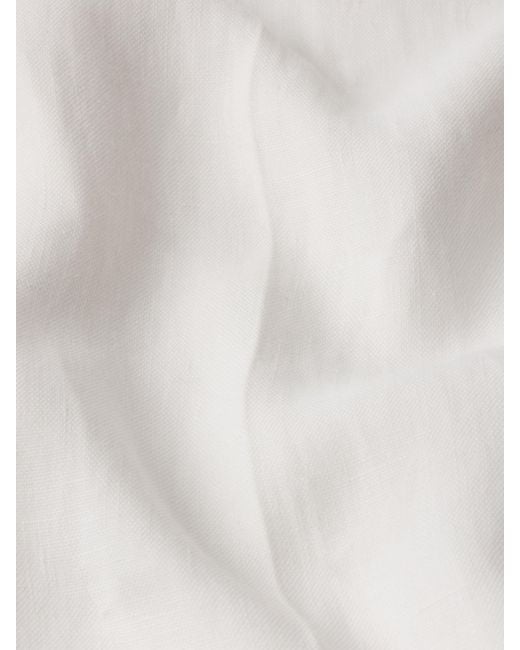 FRAME White The Linen Trouser
