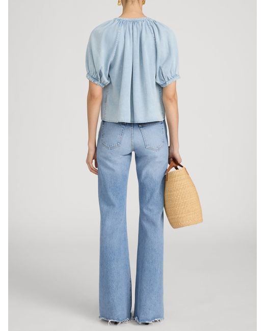 FRAME Blue The Resort Shirt