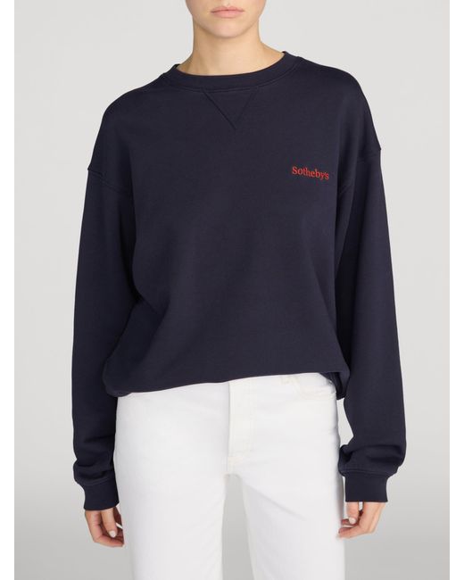 FRAME Blue Sotheby's Sweatshirt for men