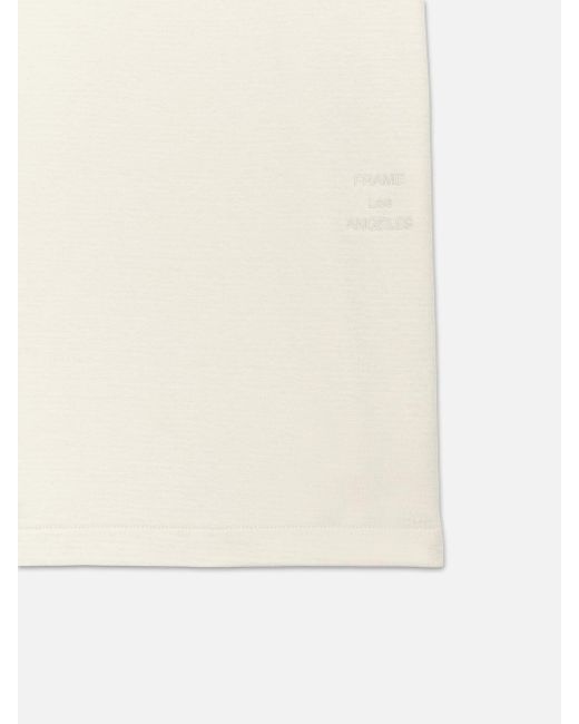 FRAME White Duo Fold Tee for men