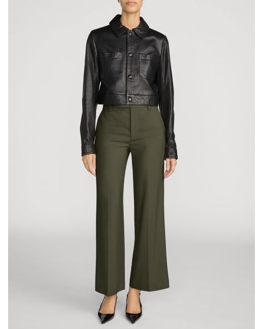 FRAME Green The Swing Trouser