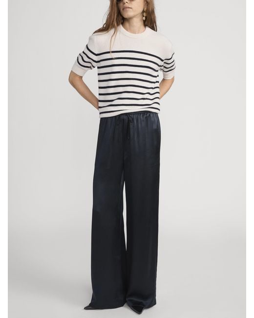 FRAME White The Cashmere Easy Crew