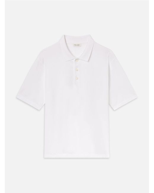 FRAME White Light Pique Polo for men