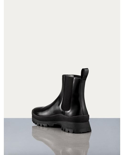 FRAME Black Lug Sole Boot for men