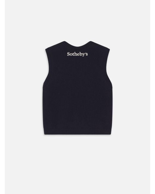 FRAME Black Sotheby's Argyle Vest
