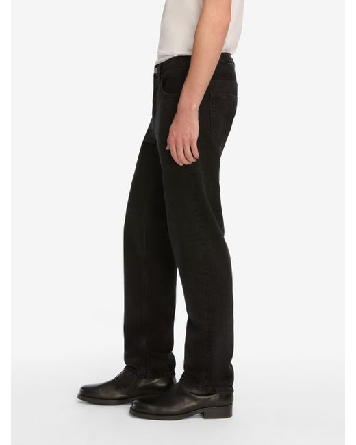FRAME Black The Straight Jean for men