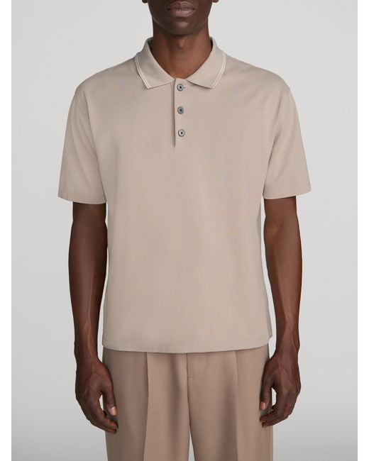 FRAME Natural Light Pique Polo for men