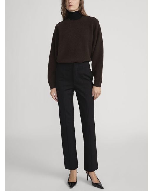 FRAME Black The Sleek Trouser