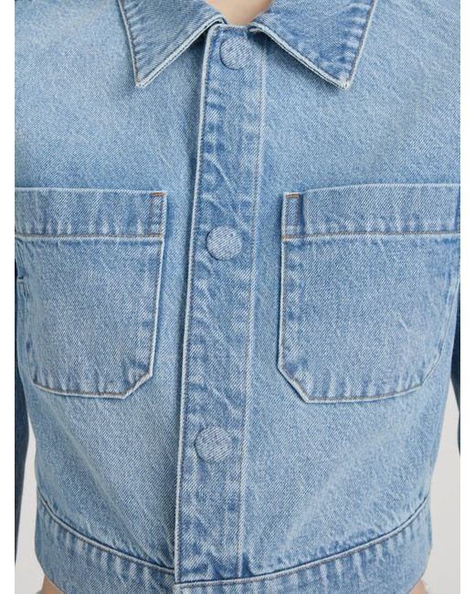 FRAME Blue The Small Denim Jacket