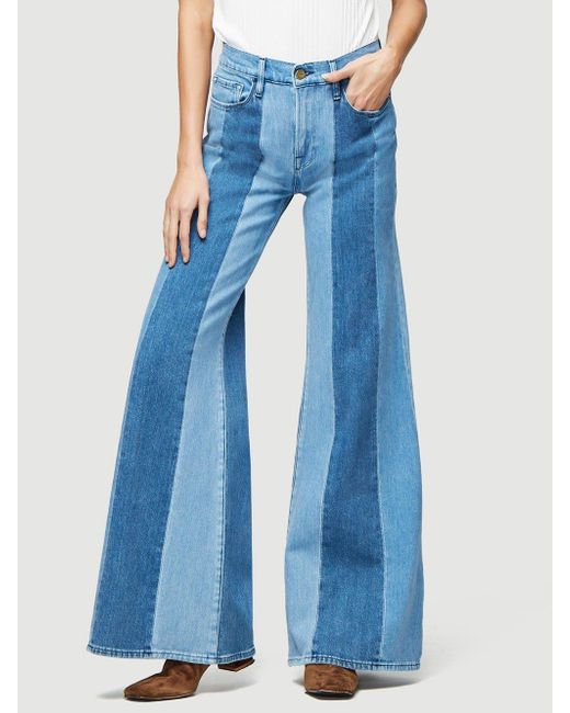FRAME Denim Le Palazzo Multi Panel in 