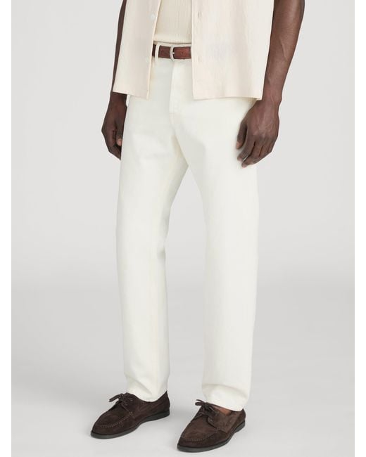 FRAME White The Straight Jean for men