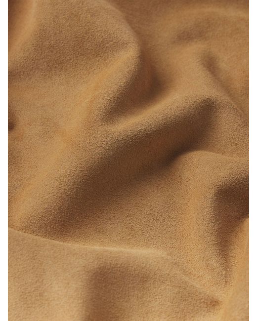 FRAME Natural The Mini Suede Swing Jacket