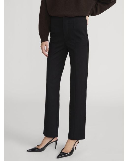 FRAME Black The Sleek Trouser
