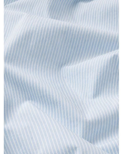 FRAME Blue The Striped Boy Shirt
