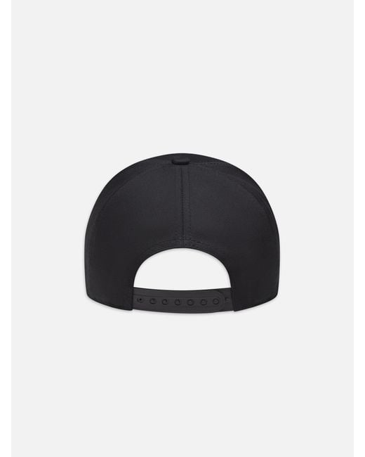 FRAME Black Ritz Cotton Trucker Hat