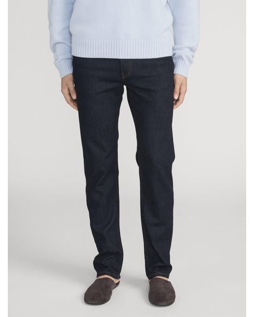 FRAME Blue Modern Straight