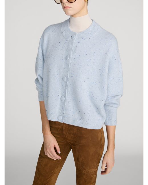 FRAME Blue The Lightweight Fleck Cardi