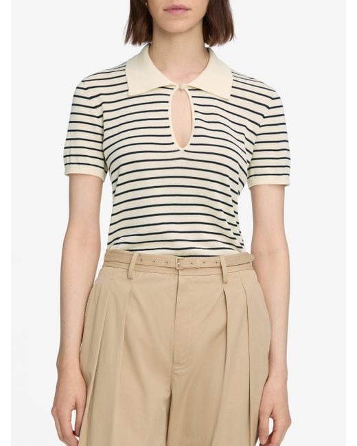 FRAME White The Keyhole Polo
