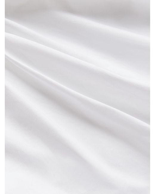 FRAME White The Dramatic Sleeve Blouse
