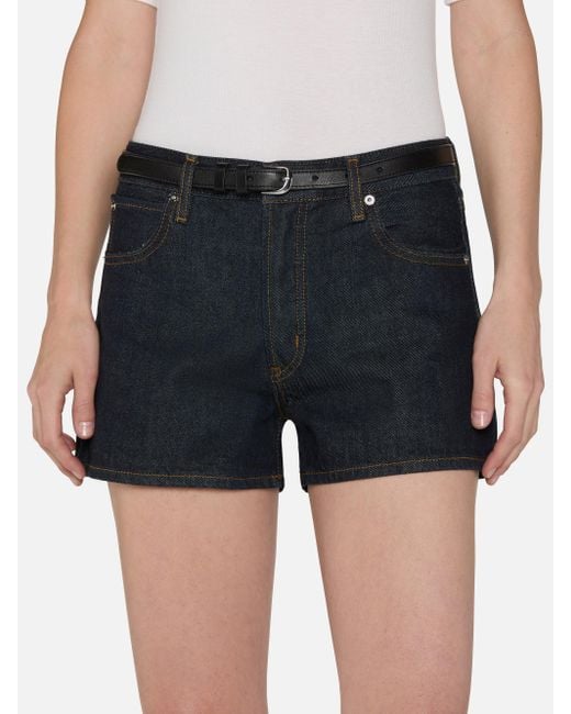 FRAME Black The Hang Short