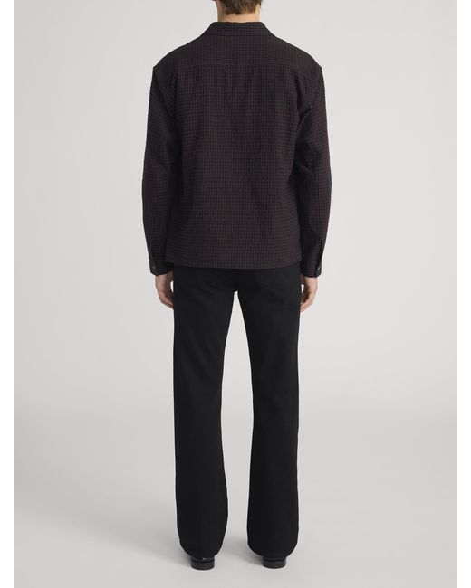 FRAME Black Checkered Shirt for men
