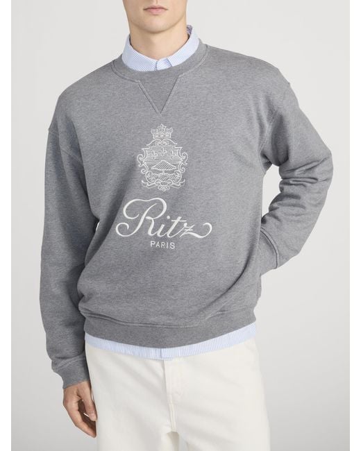 FRAME Gray Ritz Sweatshirt