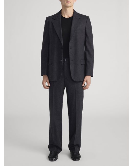 FRAME Blue Single Breasted Blazer for men
