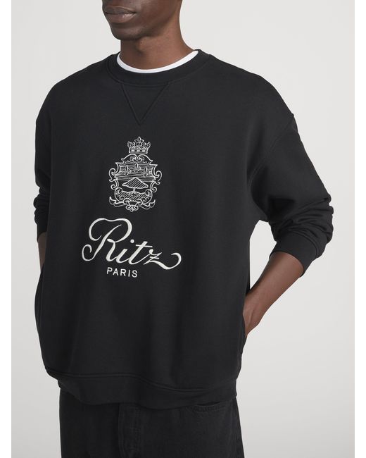 FRAME Black Ritz Sweatshirt