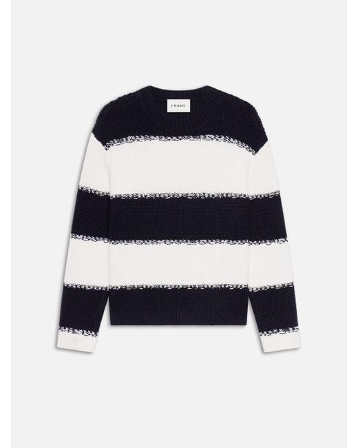 FRAME Blue Striped Sweater for men