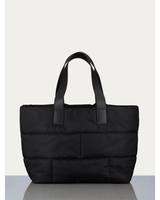 FRAME Black Nylon Quilted Plaque Tote for men