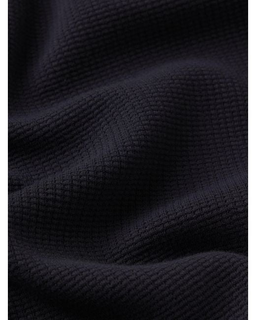 FRAME Blue Waffle Textured Shirt for men