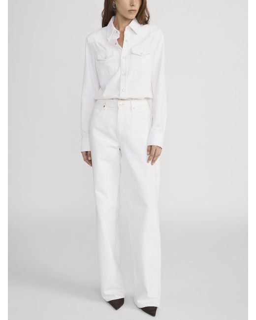 FRAME White The Classic Shirt