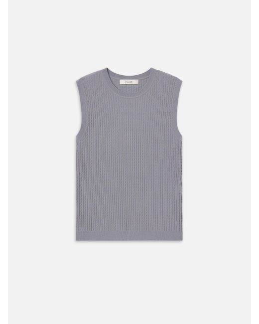 FRAME Gray The Fine Cable Tank