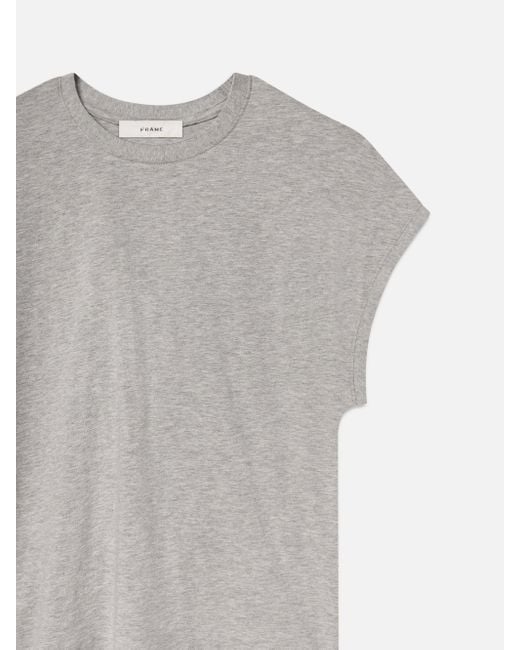 FRAME Gray The Muscle Tee