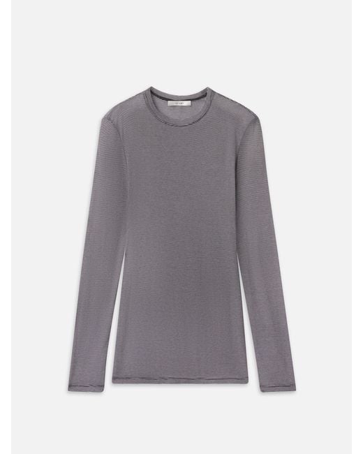 FRAME Gray The Airy Tunic