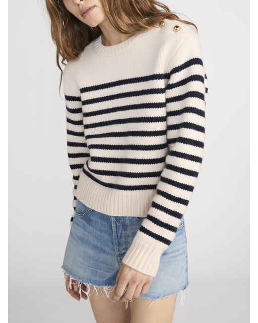 FRAME White The Mariner Sweater