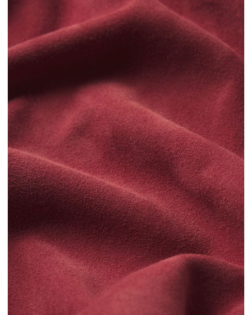 FRAME Red The Suede City Shift Dress