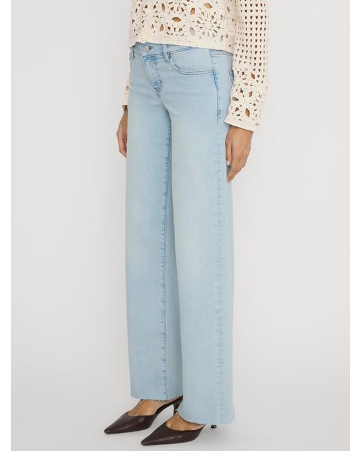FRAME Blue Low Rise Le Slim Palazzo