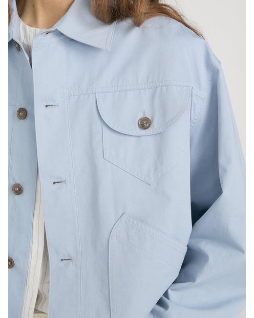 FRAME Blue The Utility Jacket