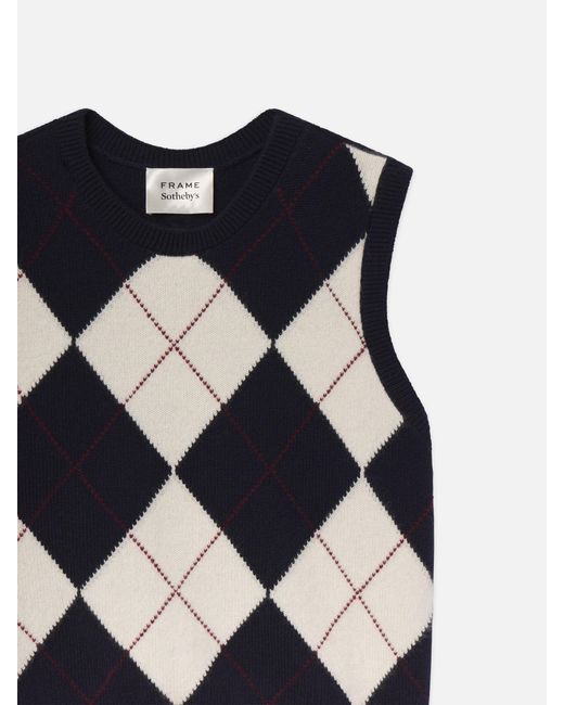 FRAME Black Sotheby's Argyle Vest