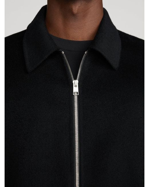 FRAME Black Double Face Wool Jacket for men